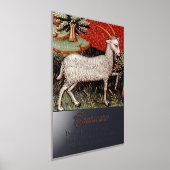 Steenbok de geit sterrenbeeld Verjaardagsfeest Folie Afdrukken (Laagn)