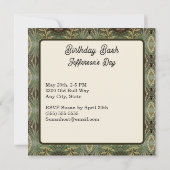 Steenbok de geit sterrenbeeld Verjaardagsfeest Kaart (Achterkant)