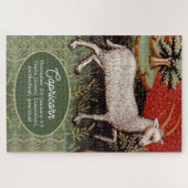 Steenbok de geit sterrenbeeld Verjaardagsfeest Legpuzzel (Horizontaal)