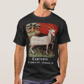 Steenbok de geit sterrenbeeld Verjaardagsfeest T-shirt (Voorkant)