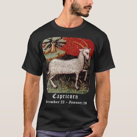 Steenbok de geit sterrenbeeld Verjaardagsfeest T-shirt (Voorkant)