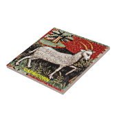 Steenbok de geit sterrenbeeld Verjaardagsfeest Tegeltje (Zijkant)