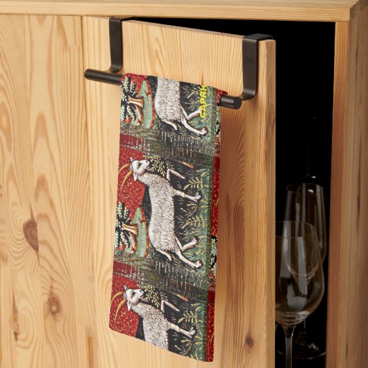 Steenbok de geit sterrenbeeld Verjaardagsfeest Theedoek (Derde Gevouwen)