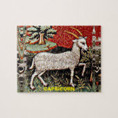 Steenbok de Geit Zodiac Sign Verjaardagsfeest 8x10 Legpuzzel (Horizontaal)