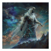 Steenbok (de strateeg) Zodiac Sign Poster (Voorkant)