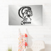 Steenbok de Zee Geit Zodiac Feesthoed Spandoek (Insitu)