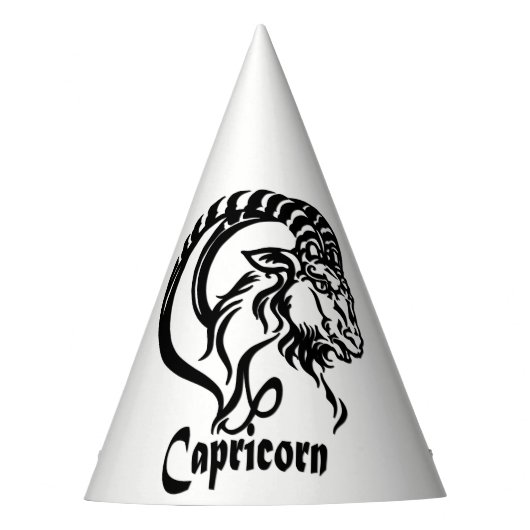Steenbok de Zee Geit Zodiac Feesthoedjes (Voorkant)
