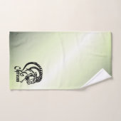 Steenbok de Zee Geit Zodiac Groen Bad Handdoek (Handdoek)