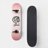 Steenbok de Zee Geit Zodiac Persoonlijk Skateboard (Voorkant)