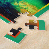 Steenbok de Zeegeit Sterrenbeeld Legpuzzel (Zijkant)