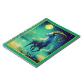 Steenbok de Zeegeit Sterrenbeeld Notitieboek (Linkerzijde)