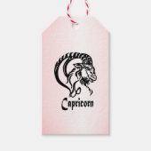 Steenbok de Zeegeit Zodiac Cadeaulabel (Voorkant)