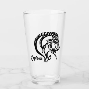 Steenbok de Zeegeit Zodiac Glas
