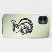 Steenbok de Zeegeit Zodiac Groen Case-Mate iPhone Case (Achterkant (horizontaal))