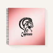 Steenbok de Zeegeit Zodiac Notitieboek (Voorkant)