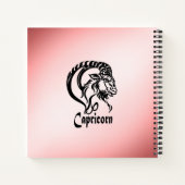 Steenbok de Zeegeit Zodiac Notitieboek (Achterkant)