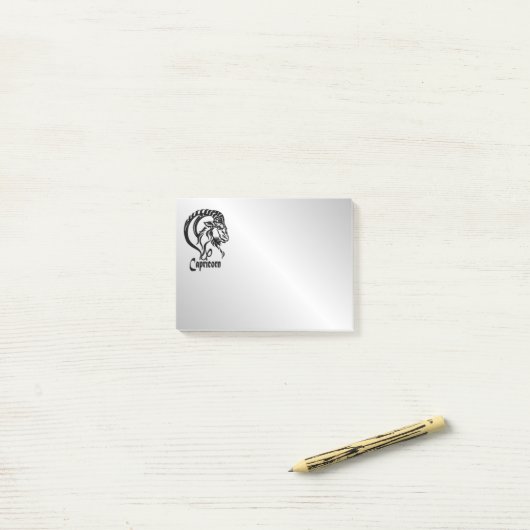Steenbok de Zeegeit Zodiac Post-it® Notes (Op bureau)