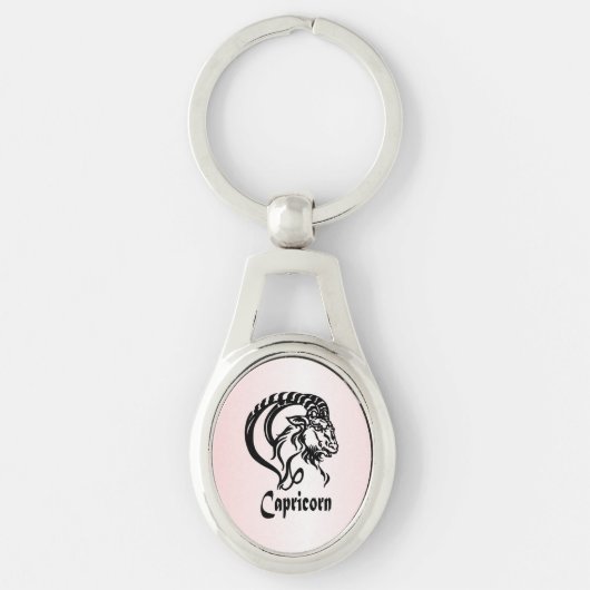 Steenbok de Zeegeit Zodiac Sleutelhanger (Voorkant)