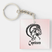 Steenbok de Zeegeit Zodiac Sleutelhanger (Voorkant)