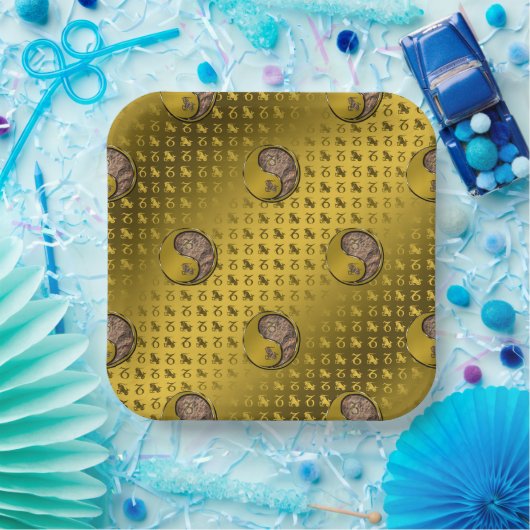 Steenbok de Zeevaart Papieren Bordje (Feest)