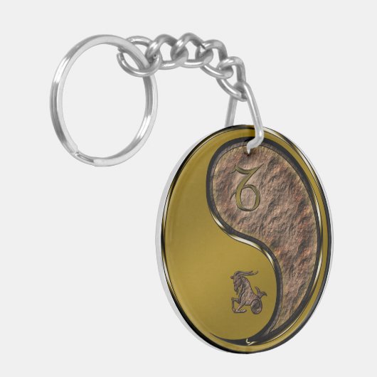 Steenbok de Zeevaart Sleutelhanger (Voorkant Links)