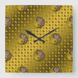 Steenbok de Zeevaart Vierkante Klok