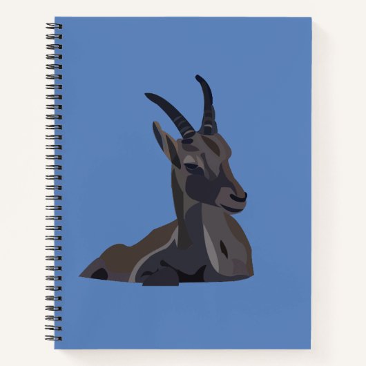Steenbok Dier Geit Notitieboek (Voorkant)
