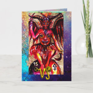STEENBOK, DUIVEL, TAROT ASTROLOGIE STERRENBEELD VE KAART