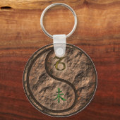 Steenbok en aardgeit sleutelhanger (Voorkant)