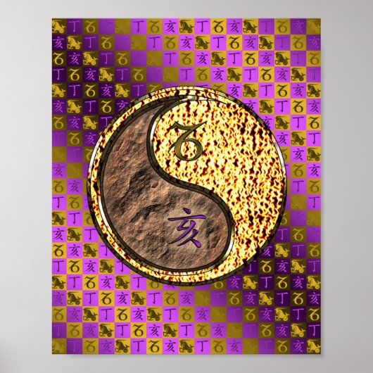 Steenbok en brandweerbeer poster (Voorkant)