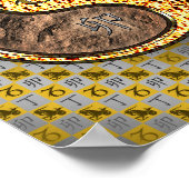 Steenbok en vuurkonijn poster (Hoek)