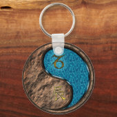 Steenbok en waterdraak sleutelhanger (Voorkant)