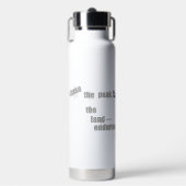 Steenbok Fun Inspirerend Design Dagelijks Gebruik Waterfles (Voorkant)