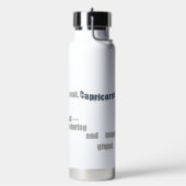 Steenbok Fun Inspirerend Design Dagelijks Gebruik Waterfles (Links)