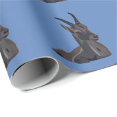 Steenbok Geit Dier Kunst Geit Cadeaupapier (Rol Hoek)