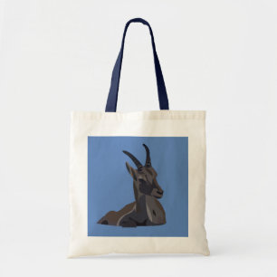 Steenbok Geit Dier Kunst Geit Tote Bag