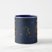 Steenbok Geit Met Een Hoorn Zodiac Symbool Mok (Midden)
