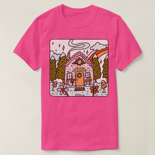 Steenbok Gingerbread House T-shirt (Design voorkant)