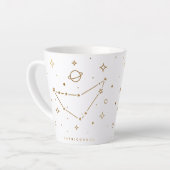 Steenbok Goud Abstract Constellatie Koffie Mok (Linkerhoek)