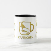 Steenbok Gouden Zodiacemok | Mok (Midden)