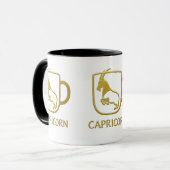 Steenbok Gouden Zodiacemok | Mok (Voorkant links)