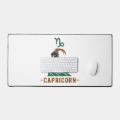 Steenbok Groene Zeegeit Dierenriem Bureaumat (Keyboard & Muis)