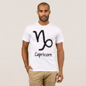 Steenbok, Horoscoop, symbool, astrologie T-shirt (Voorkant volledig)