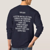 steenbok, horoscoop, t-shirt (Achterkant)