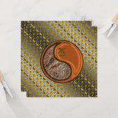 Steenbok & Hout Konijn Kaart (Voorkant / Achterkant in situ)