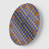 Steenbok & Hout Os Acrylsleutelhanger Grote Klok (Hoek)