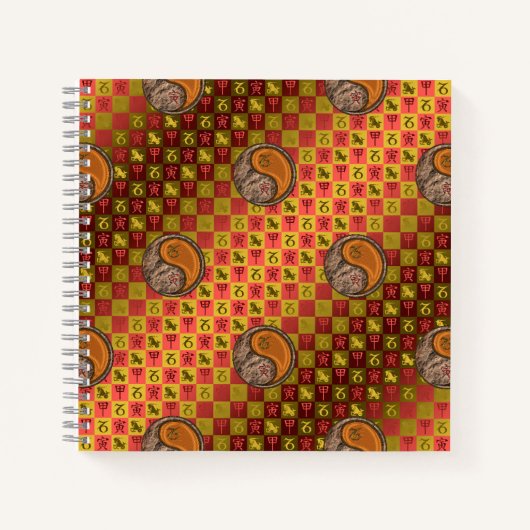 Steenbok & Hout Tijger Notitieboek (Voorkant)