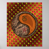 Steenbok & Hout Tijger Poster (Voorkant)