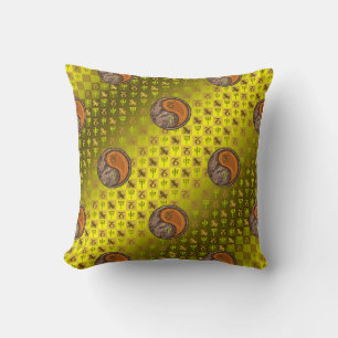 Steenbok & Houten Aap Kussen