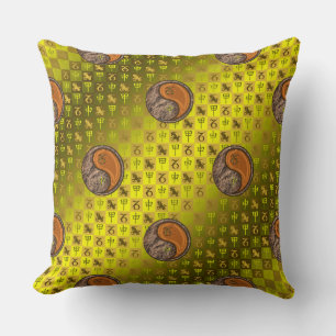 Steenbok & Houten Aap Kussen
